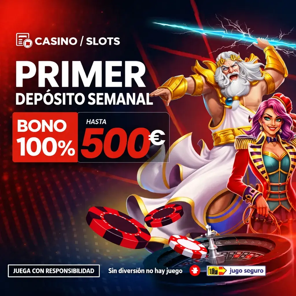 Bono semanal de primer depósito JOKERBET: 100% hasta 500€