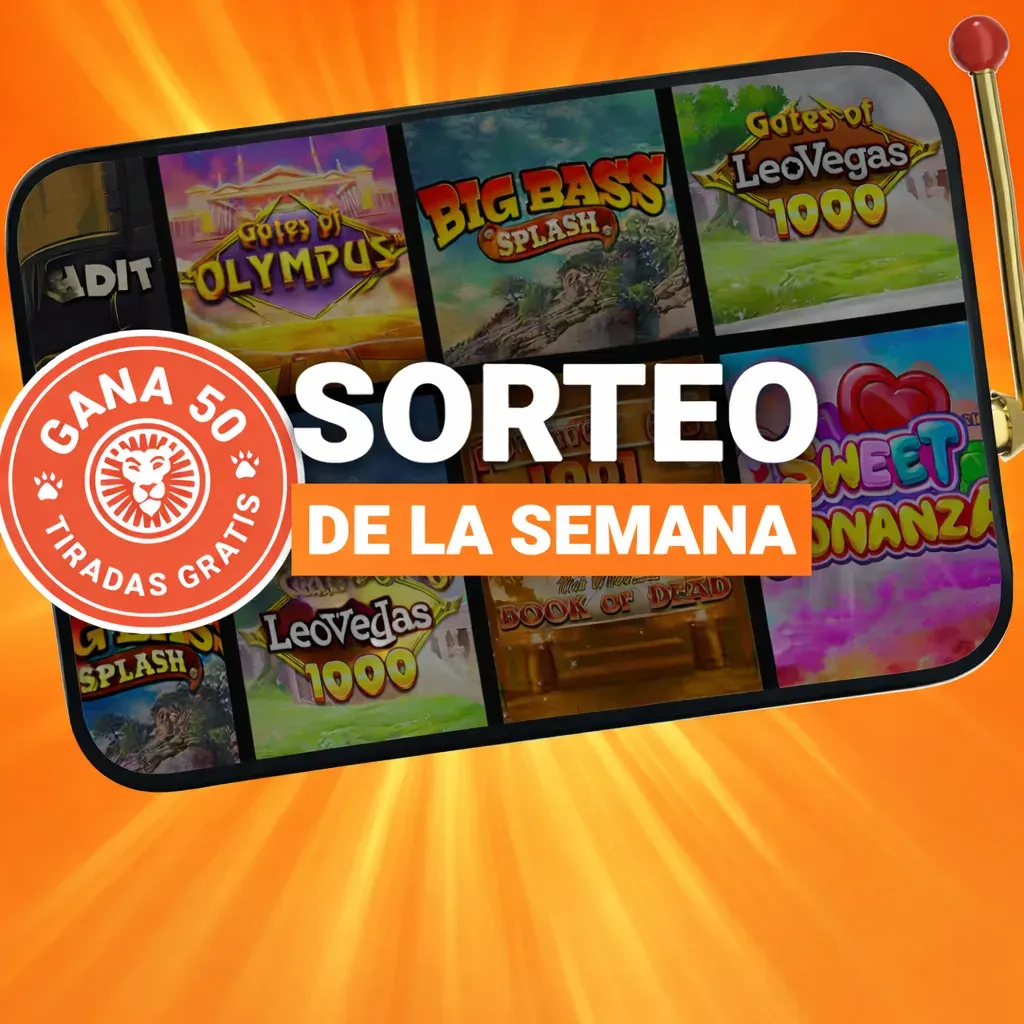 Sorteo semanal de LeoVegas: Gana 50 Tiradas Gratis