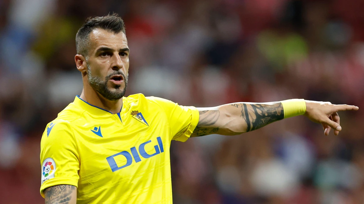 Negredo en uno de sus últimos partidos en LaLiga.