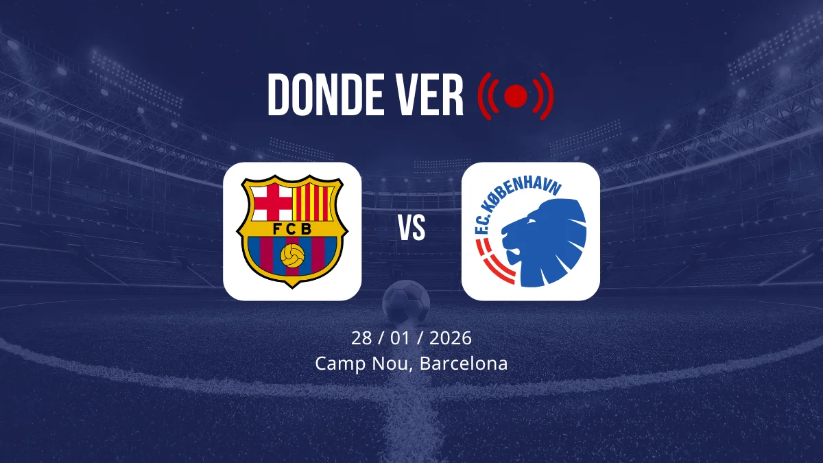 Barcelona vs Copenhague: Alineaciones, horario y dónde ver