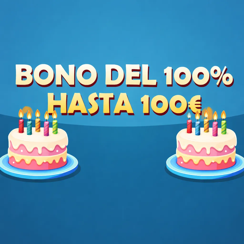 Bono de cumpleaños TodoSlots: 100% hasta 100€