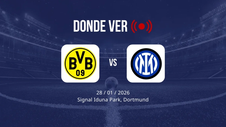 Borussia Dortmund vs Inter de Milán: Alineaciones, horario y dónde ver