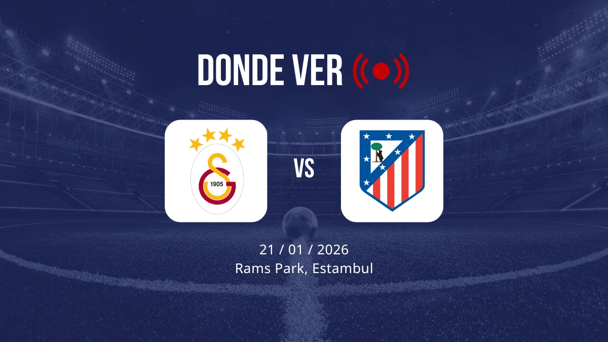 Galatasaray vs Atlético de Madrid: Alineaciones, horario y dónde ver