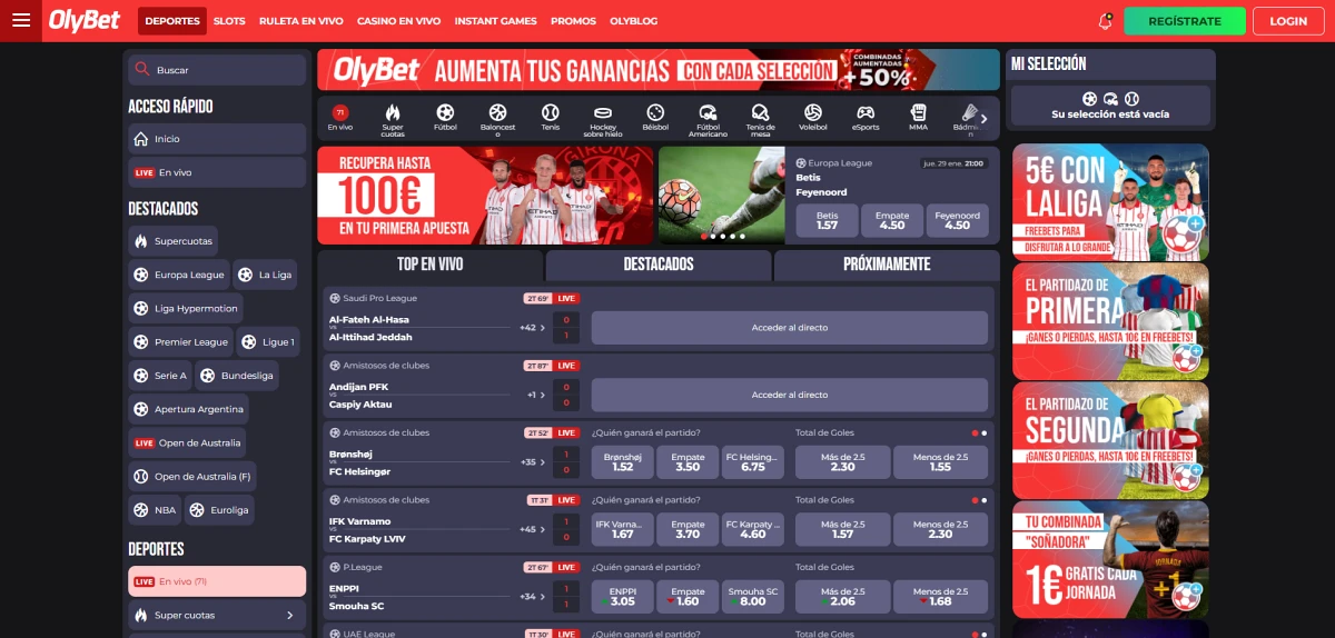 olybet deportes