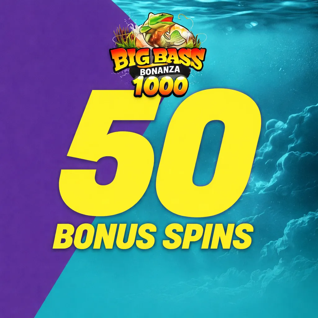 50 Tiradas gratis por jugar 50€ en Big Bass Bonanza 1000