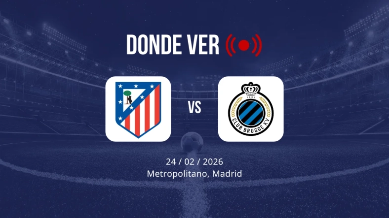 Atlético de Madrid vs Brujas: Alineaciones, horario y dónde ver