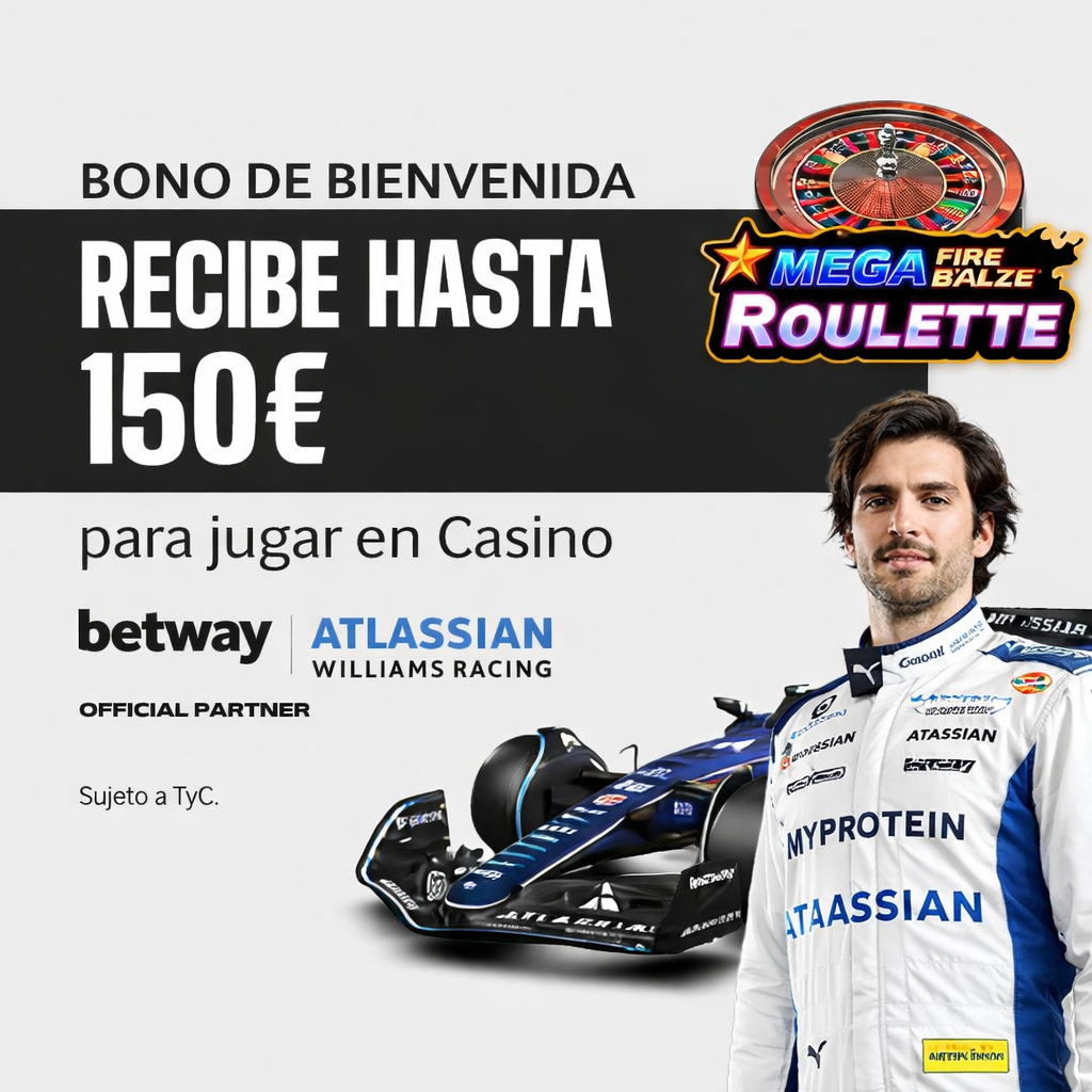 Bono de Bienvenida Betway Casino: 100% hasta 150€