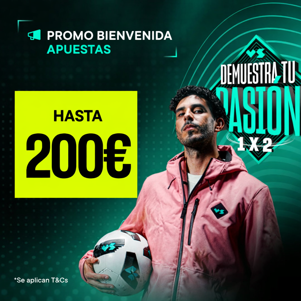 Hasta 200€ en apuestas gratis con tus dos primeros depósitos