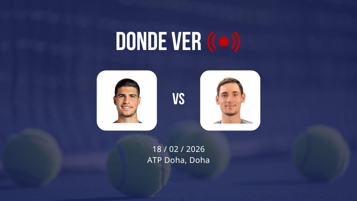 Carlos Alcaraz vs Valentin Royer. CDA