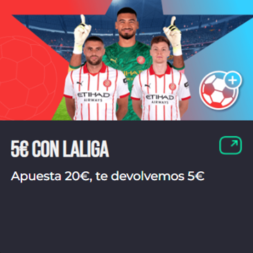 Recibe 5€ en Freebet si pierdes tu apuesta en LaLiga con OlyBet