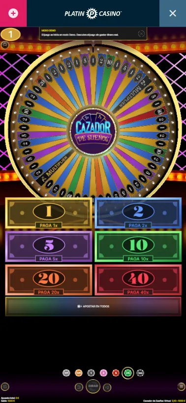 Podemos jugar a la versión demo de muchos juegos en Platincasino sin necesidad de un depósito.