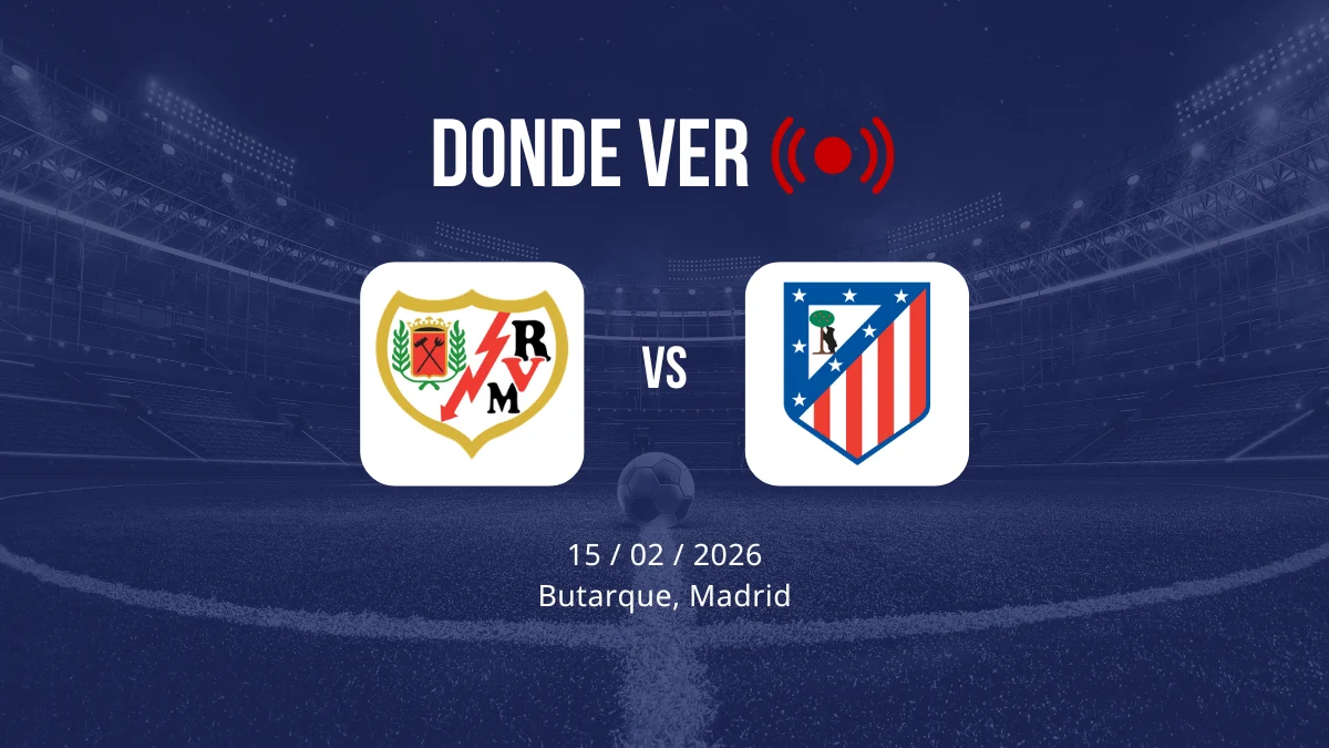 Rayo Vallecano vs Atlético de Madrid. CDA