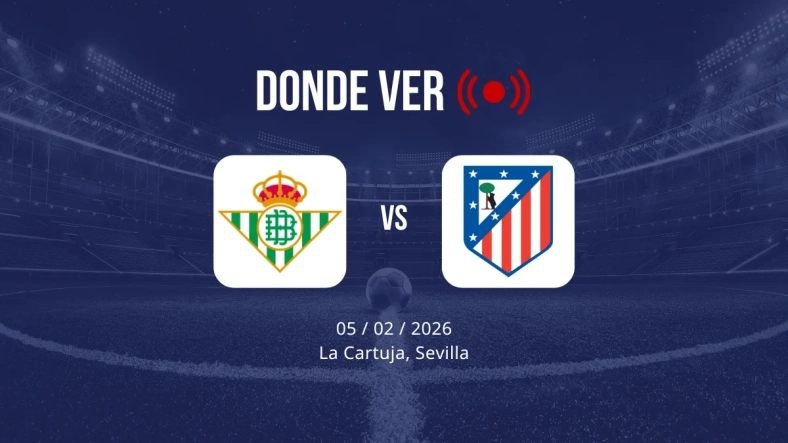 Real Betis vs Atlético de Madrid: Alineaciones, horario y dónde ver