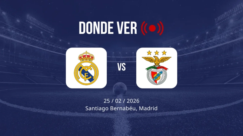 Real Madrid vs Benfica: Alineaciones, horario y dónde ver