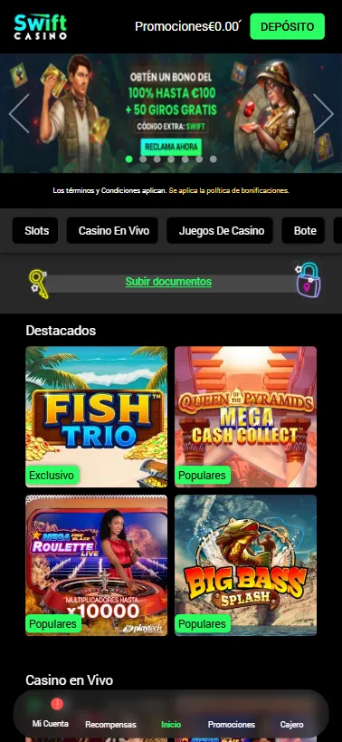 Más de 4.000 tragamonedas digitales para disfrutar.