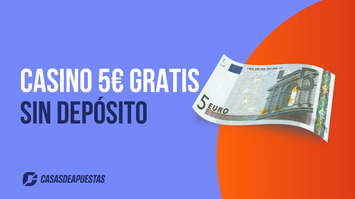 Interfaz de Casino Barcelona mostrando bono de 5 euros sin dep&oacute;sito