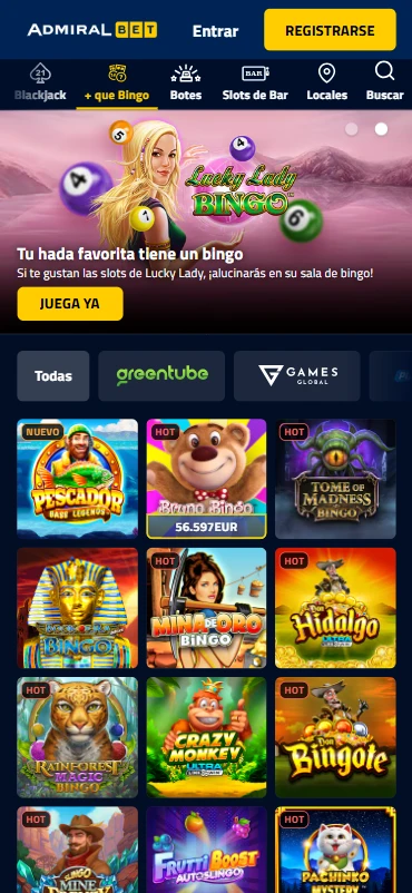 más que bingo en admitalbet