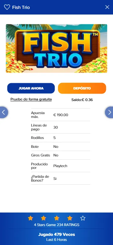 Los datos más relevantes de una tragamonedas pueden ser varios, aunque siempre debemos encontrar fácilmente su RTP.