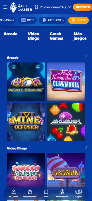 En la sección Otros encontramos juegos que pueden salirse del molde de una videoslots estándar.