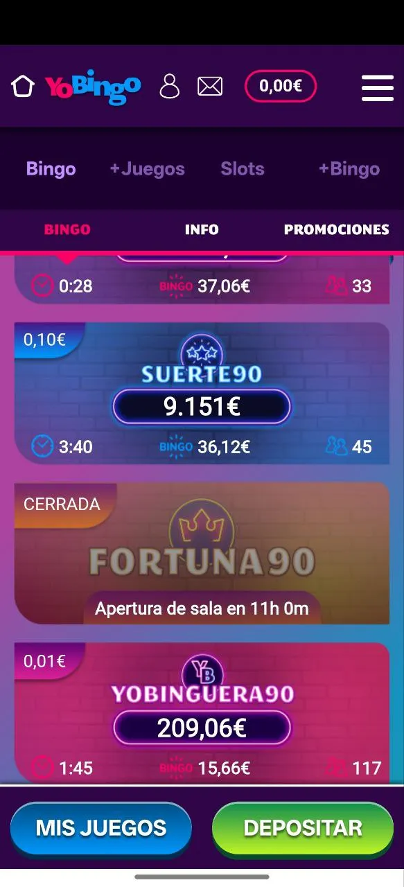 La app de YoBingo es posible descargarla desde su propia web oficial.