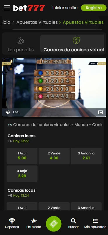 Bet777 Virtual Sports