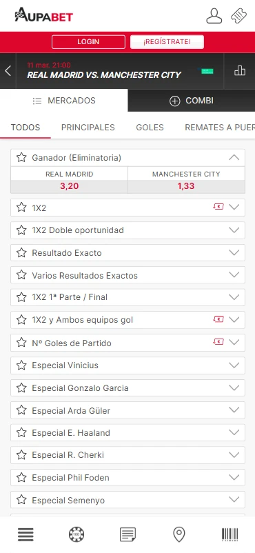 sportsbook fútbol aupabet champions league