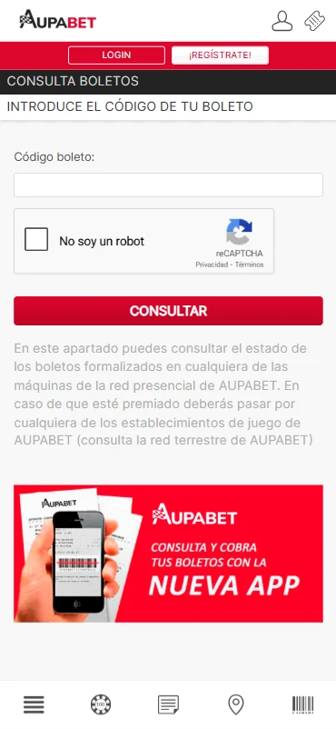 consulta boletos y descarga app aupabet