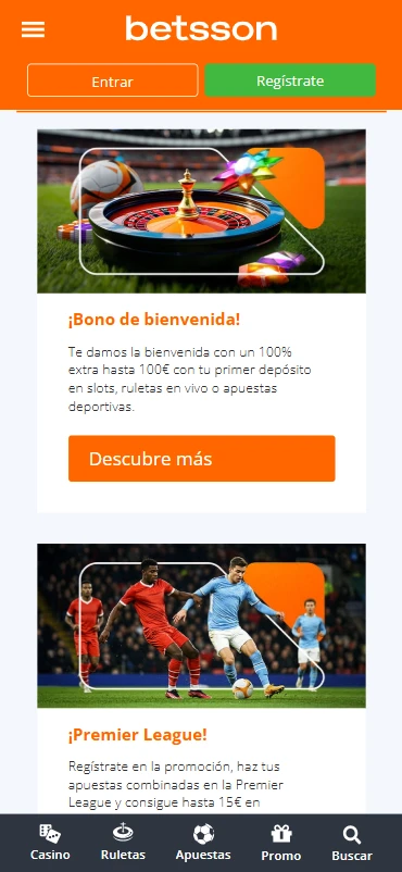 betsson bonos y promociones