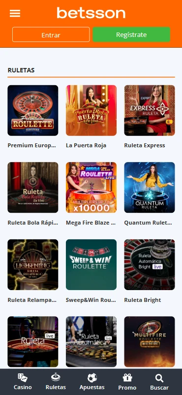 ruletas casino betsson