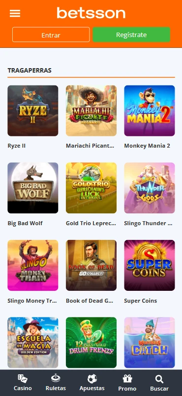 Slots betsson casino