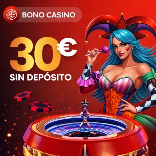 30€ sin depósito para casino: 20€ en bono y 100 free spins