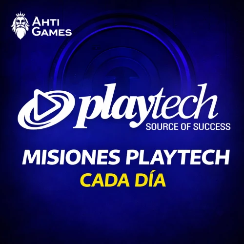 Misiones Playtech en AhtiGames: Completa los retos y obtén 17€ cada día