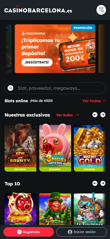 Tragaperras en Casino Barcelona Online