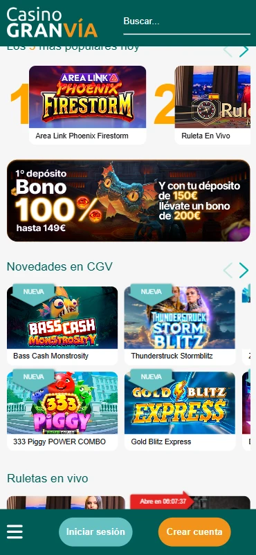 Casino Gran Vía casino y apuestas en línea