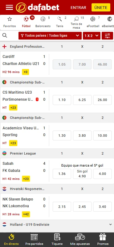 dafabet apuestas online en directo