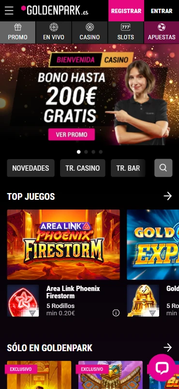 casa de apuestas en línea goldenpark.es