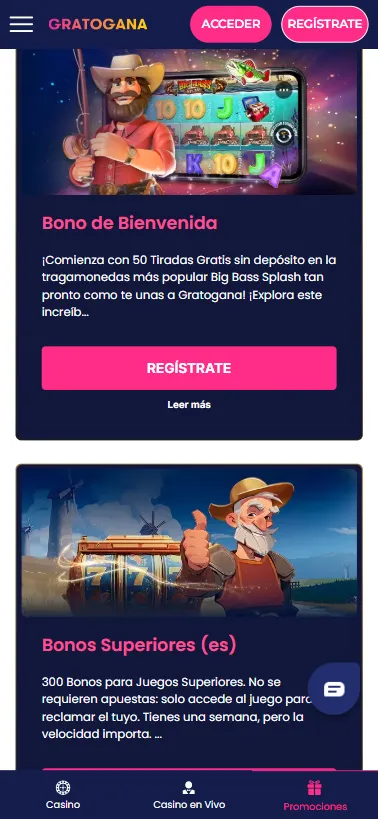 Los bonos de GratoGana incluyen de forma perenne uno de bienvenida, bonos, cashback y una ruleta semanal.