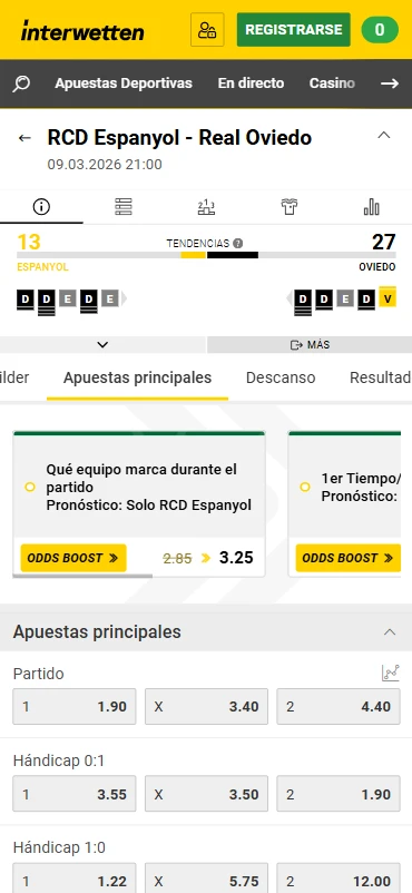 apuestas fútbol interwetten partido