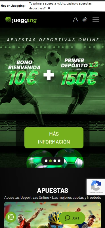 juegging 10€ gratis mas bono 150€ apuestas deportivas online