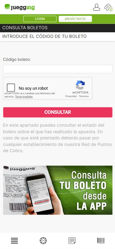 consultar boleto apuestas juegging web y app