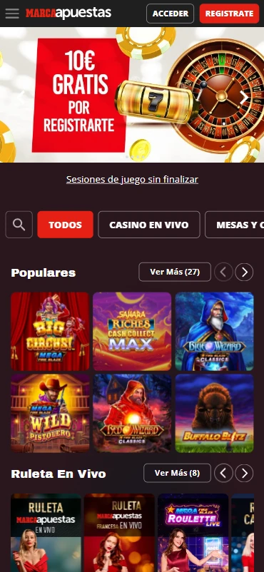 MARCA Apuestas Slots y Casino