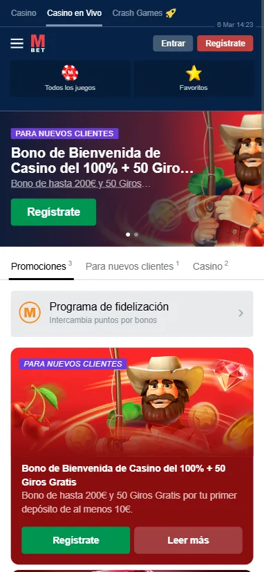 Las promociones principales de Marathon Bet son un bono de bienvenida y bono de recarga.