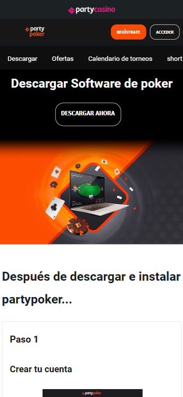 Descargar software pc PartyPoker