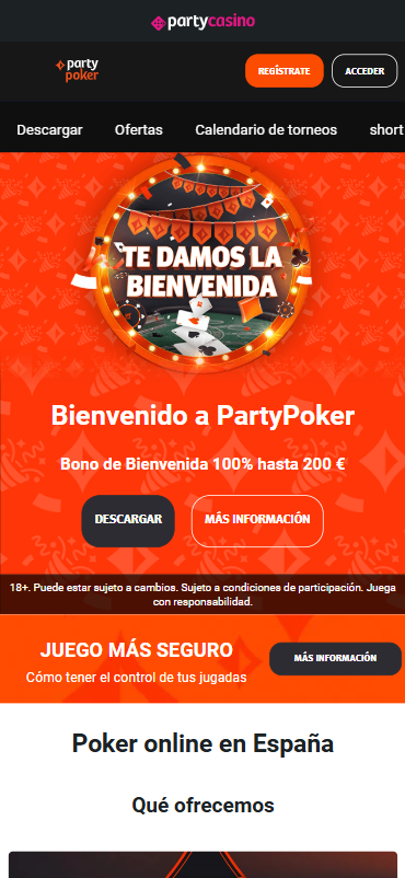 jugar al poker online en partypoker.es