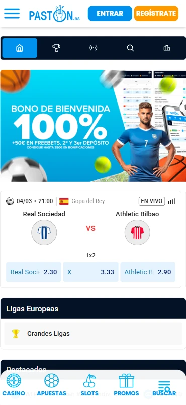 Casa de apuestas Pastón