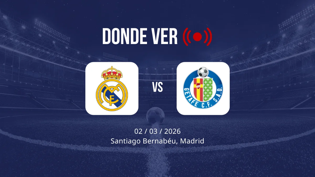 Real Madrid vs Getafe. CDA