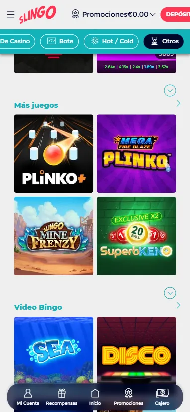 Juegos como Keno, Plinko o diferentes entregas de los Crash Games han obtenido sus propias categorías en ciertos casinos.