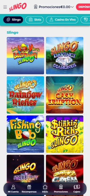 Tras la creación del slingo como juego, empezó a crecer como marca.