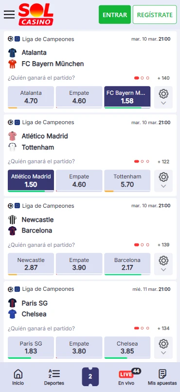 sportsbook sol casino