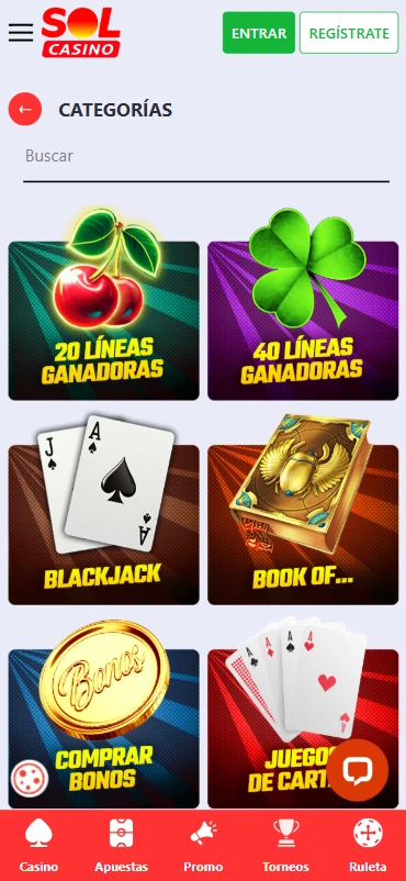 buscador juegos casino sol casino